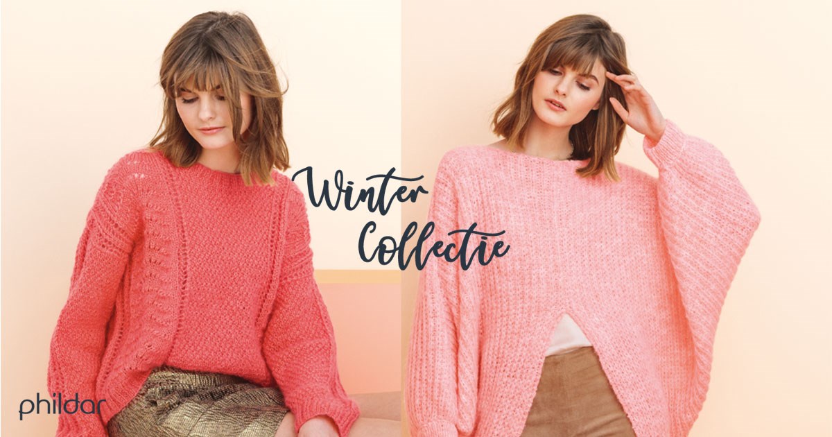 Phildar wintercollectie 2019 – nieuwe wintergarens Damestrui breien met Phil Rapido met gratis patroon